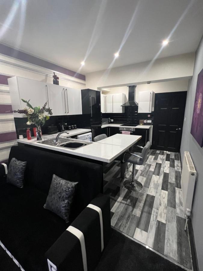 Boutique Blackpool 2 Bed Grey Apartment Sleeps 10 Exterior foto